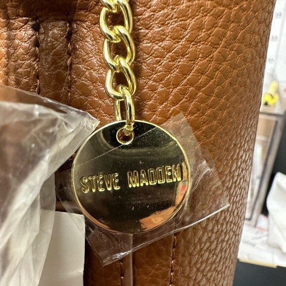 Steve Madden brown leather crossbody purse - Picture 5 of 5